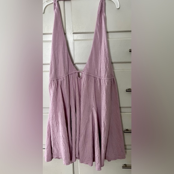 Free People NWOT Emma Louise mini dress in lavender ONLY size small - Picture 3 of 13